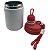 Copo Inox Térmico Kawaii 500ml Branco Tampa Vermelha - Imagem 4