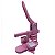Prensa de Botões Quadrada Rosa 50mm - Imagem 1