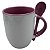 Caneca com Colher Alça e Interior Rosa - Live - Imagem 2
