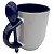 Caneca com Colher Alça e Interior Azul Escuro - Jkb - Imagem 3