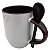 Caneca com Colher Alça e Interior Marrom - Jkb - Imagem 2