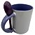 Caneca Importada com Colher Reta Alça e Interior Lilás - Imagem 3