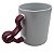 Caneca Cerâmica Alça Urso Rosa 325ml - Mecolour - Imagem 3