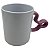 Caneca Cerâmica Alça Urso Rosa 325ml - Mecolour - Imagem 1