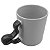 Caneca Cerâmica Alça Urso Preto 325ml - Mecolour - Imagem 2