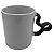 Caneca Cerâmica Alça Urso Preto 325ml - Mecolour - Imagem 1