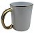 Caneca Cerâmica Alça e Colarinho Dourada 325m - Mecolour - Imagem 4