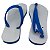 Chinelo para Sublimação com Sola e Tira Azul Royal (Par) - Imagem 2