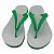 Chinelo para Sublimação com Sola e Tira Verde (Par) - Imagem 1