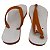 Chinelo para Sublimação com Sola e Tira Laranja (Par) - Imagem 2