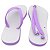 Chinelo para Sublimação com Sola e Tira Lilás (Par) - Imagem 1
