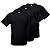 Camiseta Preta - P ao GG3 (100% Poliéster) - Imagem 1