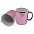 Caneca Cromada Pink Premium (Porcelana 325ml P/ Sublimação) - Imagem 2