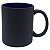 Caneca Mágica Preto Fosco Interior Azul Escuro (Porcelana 325ml P/ Sublimação) - Imagem 1