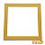 Moldura de madeira 20x20 Amarela - Imagem 1