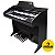 Órgão Eletrônico Harmonia HS45 lux com banqueta almofada. Modelo novo! - Imagem 4