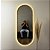 Espelho oval Galeão 1,50x60 cm de Madeira Maciça com LED - Imagem 2