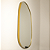 Espelho Orgânico Gávea 110x65 cm Dourado - Imagem 4