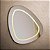 Espelho Orgânico Gávea 105x95 cm Dourado com LED Frontal - Imagem 1