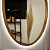 Espelho Redondo Galeão de Madeira Maciça - Imagem 7
