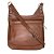 Bolsa Transversal Carteiro Couro Legítimo Marrom - Imagem 1