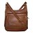 Bolsa Transversal Carteiro Couro Legítimo Marrom - Imagem 1