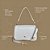 Bolsa Coutro Legítimo Duas Alças Luzon Off White - Imagem 4