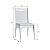 Conjunto Mesa com Base + 6 cadeiras Branco - Móveis Canção - Imagem 7