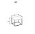 Mesa Auxiliar Quadrada Cube P Vermont/Cobre Industrial Artesano - Imagem 3