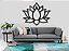 Quadro Decorativo Flor de Lotus Vazado Mdf 3mm 80 cm + Brinde - Imagem 1