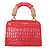 Bolsa Schutz Tiracolo Pequena Believe Croco S500181312 - Imagem 6