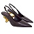 Scarpin Arezzo Couro Salto Geométrico Slingback A137480001 - Imagem 3