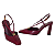 Scarpin Arezzo Couro Salto Alto Slingback Elo A136940005 - Imagem 3