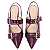 Scapin Mariotta Slingback Boneca Salto Bloco Fivela 20663 - Imagem 7