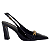 Scarpin Arezzo Verniz Salto Alto Slingback Metal A136940002 - Imagem 1