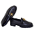 Mocassim Luz da Lua Loafer Couro Fivela 80630008 - Imagem 3