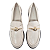 Mocassim Arezzo Couro Bico Redondo Metal Nó A136870011 - Imagem 7