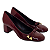Scarpin Luz da Lua Salto Bloco Bico Redondo 80780007 - Imagem 2