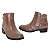 Bota Zapattero Casual Couro Salto Baixo Cano Baixo 850 - Imagem 9