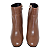 Bota Luz da Lua Cano Curto Couro Salto Bloco 80740006 - Imagem 5