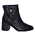 Bota Via Marte Couro Salto Bloco Cano Curto 224-002-01 - Imagem 1