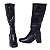 Bota Bottero Cano Longo Couro Salto Bloco 361808 - Imagem 3