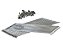 Jogo de Raios Aço Inox Polido 4mm Bace Traseiro Crf 230 - Imagem 2