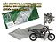 Jogo de Raios Aço Inox Polido 4mm Bace Traseiro Xtz Lander 250 X Motard - Imagem 1