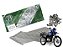 Jogo de Raios Aço Inox Polido 4mm Bace Dianteiro e Traseiro a Disco Xtz Crosser 150 - Imagem 1