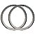 Par Aros em Alumínio Monaco 18x185 e 18x215 Cg Titan Fan Start 150 160 Ybr 125 Rd 135 Prata Cromado - Imagem 2