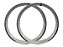 Par Aros em Alumínio Monaco 18x185 e 18x215 Cg Titan Fan Start 150 160 Ybr 125 Rd 135 Prata Cromado - Imagem 2