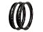 Par Aros em Alumínio Monaco 18x185 e 18x215 Cg Titan Fan Start 150 160 Ybr 125 Rd 135 Preto Brilho - Imagem 1
