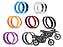 Par Aros em Alumínio Threeheads 17x215 e 17x215 Xtz 250 Lander X Motard Xtz 125 X - Imagem 1