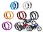 Par Aros em Alumínio Threeheads 19x185 e 17x250 Bros 125 150 160 Xre 190 Crosser 150 - Imagem 1